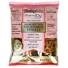 Tinkyada Kosher Brown Rice Pasta Vegetable Spirals Gluten Free 12 OZ.